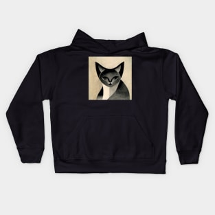 Jazz Age Cat Kids Hoodie